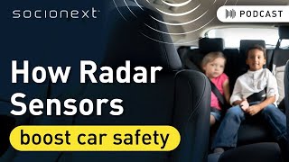 How Radar Sensors Can Significantly Enhance Vehicle Safety  Socionext SC1260AR3 Radar Sensor Chip [upl. by Asiat]