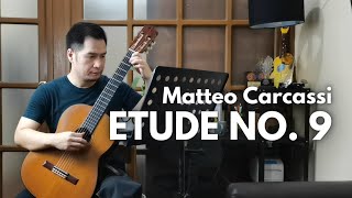 Etude No9 Allegretto grazioso in A major Op 60  Matteo Carcassi [upl. by Ahdar]