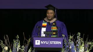 Khalil Romain  NYU Stern Graduate Class of 2022 Convocation [upl. by Kirshbaum]