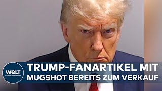 GRIMMIGER DONALD TRUMP AtlantaBehörden veröffentlichen Polizeifoto von ExPräsidenten [upl. by Leinad946]