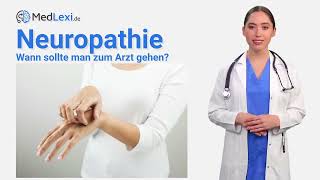 Neuropathie  Das kannst du tun  Wann zum Arzt  Ursachen amp Behandlung [upl. by Aenej]