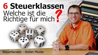 6 Steuerklassen erklärt Welche ist die Richtige für mich [upl. by Hallock]