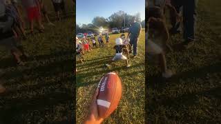 Blocking drill vs running through foryou fyp shorts viralshort practice football nfl [upl. by Neeli]