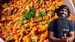 ONE POT SWEET POTATO Stew Recipe  EASY amp HEALTHY Vegetarian and Vegan Meal Idea  30 Minute Recipe [upl. by Nwahsid295]