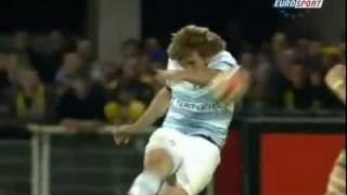 Francois Steyn monster drop goal against Clermont [upl. by Leuneb]