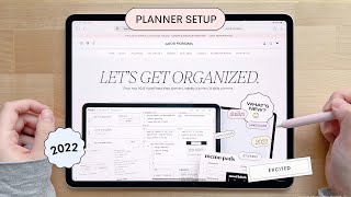 2022 Minimalist Digital Planner Setup amp Tutorial  GoodNotes 5 📝 [upl. by Treulich244]