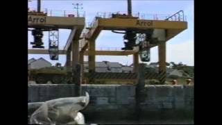 holyhead port container terminal inner harbour 1983 [upl. by Timmi]