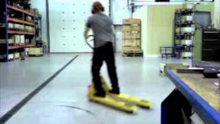 pallet jack drifting at work [upl. by Chappell]