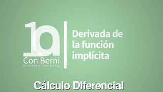 Derivada de la función implícita  Ejercicio 1 [upl. by Ertha]