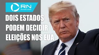 Flórida e Pensilvânia podem decidir o duelo entre Trump e Biden [upl. by Nemzaj853]