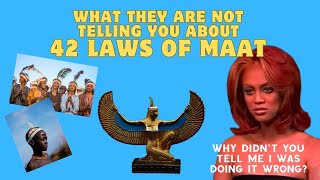 What They Are Not Telling You About the 42 Laws of Maat and How to Get Ma’at to Bless You [upl. by Enilesoj]