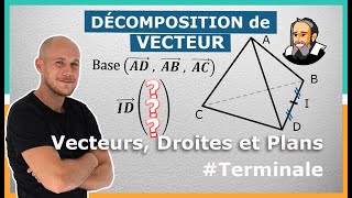 DÉCOMPOSER un Vecteur dans une BASE de lESPACE  Exercice Corrigé  Terminale [upl. by Kerin490]