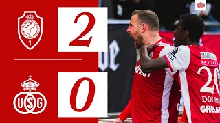 HIGHLIGHTS I R ANTWERP FC 20 R UNION SG I JPL MD7 I 2024  2025 [upl. by Atinnod379]