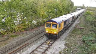 66799 Modern Railways Clatters Through Whitlingham Junction 02112022 [upl. by Arretnahs]