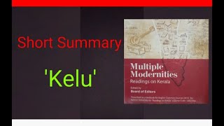 Short Summary Kelu [upl. by Cassidy]