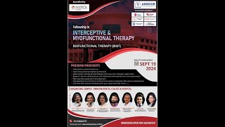 Inaugural ceremony of Biofunctional Interceptive amp Myofunctional Therapy BIMT fellowship program [upl. by Larual]