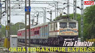 Journey In 15046 Okha Gkp Express  Msts Gameplay  Indian Railways  WRV11 Route [upl. by Hollinger189]