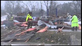 Tornado strikes Adairsville leaving widespread damage behind [upl. by Shayla]