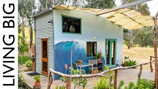 The InsideOut Tiny House  A OffGrid Craftsmans Dream [upl. by Ydnic]