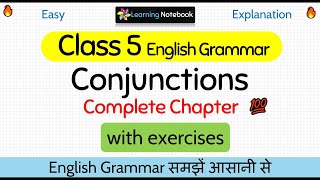 Class 5 Conjunctions  Class 5 English grammar Conjunctions [upl. by Zahavi]