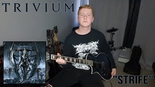 Strife  Trivium Guitar Cover [upl. by Suiradel]