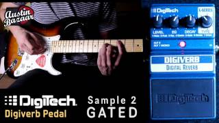 Digitech XSeries XDV DIGIVERB Digital Reverb Pedal Demo [upl. by Weslee]