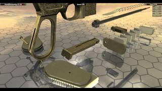 World of Guns Gameplay  Mauser C96 Disassembly and Assembly [upl. by Teece495]