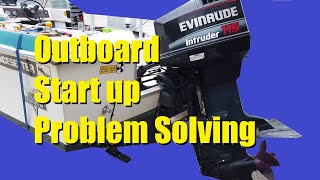 Outboard starter problem solving Evinrude Johnson Fix cranking  starter motor  solenoid problems [upl. by Idoc56]