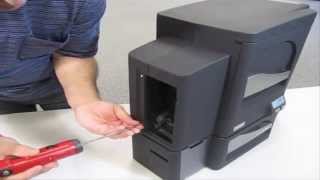 FARGO DTC4500e How to Install Lamination Module on HID FARGO DTC4500e card printer [upl. by Irama164]