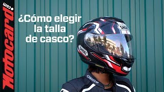 ¿Qué TALLA DE CASCO de moto ELEGIR [upl. by Lusty]