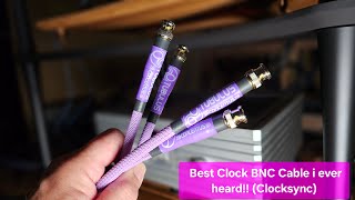 Tubulus Concentus Clock BNC Cable Denafrips Arce Clocksync with Terminator Plus OCXOs [upl. by Nielsen]