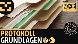 Protokoll Grundlagen │Deutsch Lernvideo Learning Level Up [upl. by Sinaj]