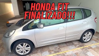 Honda Fit em Preparação para o Cliente  Final [upl. by Bigg248]