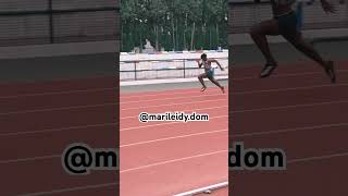 Entrenamiento antes de la final de la Diamond League Marileidy Paulino [upl. by Evreh]