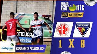 AméricaRN X Potyguar Campeonato potiguar 2024 Gols e melhores momentos do jogo [upl. by Opaline]