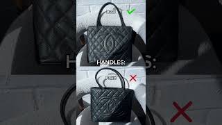 Real Chanel tote vs dupespot the differences👀 [upl. by Hindorff]