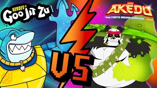 Goo Jit Zu Vs Akedo  Ultimate Fight Compilation  Cartoons For Kids [upl. by Nitnerb]