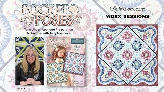 Pocket Full of Posies Turn Under Applique Preparation Video with Judy Niemeyer [upl. by Deborah506]