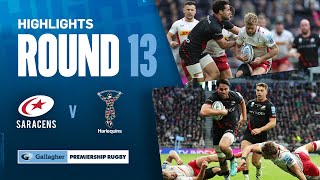 Saracens v Harlequins  HIGHLIGHTS  Braces For Dan And Maitland  Gallagher Premiership 202324 [upl. by Sidoney]