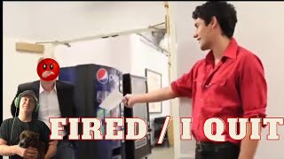 People getting fired  Quit their jobs Compilation Try not to laugh BIG D Reacts [upl. by Earased373]