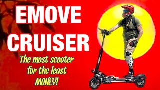 EMOVE CRUISER  almost never needs charging  Incredible range amp value  Electric Scooter Academy [upl. by Erkan53]