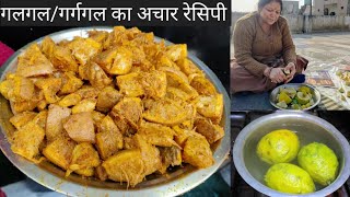 गलगल का अचार बनाने की विधि  Hill Lemon Pickle  Gargal Achar  Galgal ka Achar  Nimbu ka Achar [upl. by Yrreiht522]