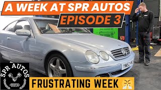 This week at SPR Autos EP3  FRUSTRATING WEEK SERVICE OVERDUE FIXING SOMEONES MESSFREE WORK vlog [upl. by Oilalue]