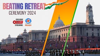 LIVE  Beating Retreat 2024  Annual Musical Extravaganza  29th January 2024 [upl. by Huxham]