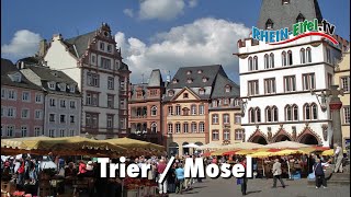 Trier  Stadt  Sehenswürdigkeiten  RheinEifelTV [upl. by Anaujik174]