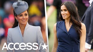 Meghan Markle amp Kate Middletons Australian Royal Tour Looks Compared [upl. by Eirhtug816]