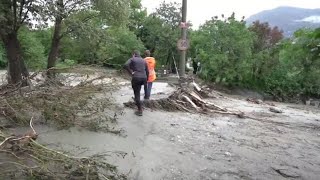 Nubifragi in Piemonte la testimonianza di un abitante della Val di Susa [upl. by Anitsyrk182]