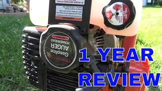 1 Year Review ON Harbor Freight Predator Post Hole Digger [upl. by Ring]