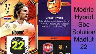 Modric Hybrid Sbc Solution MADFUT 22 Sbc Solution [upl. by Edra]