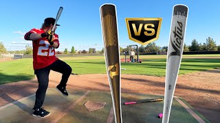 2024 Victus Vandal LEV3 vs DeMarini Voodoo One  BBCOR Baseball Bat Review [upl. by Anuahsar325]